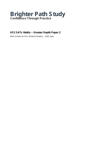 KS2 SATs Maths Complete Bundle – 4 Full Practice Papers + Mark Schemes ...