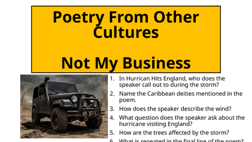 Not My Business by Niyi Osundare