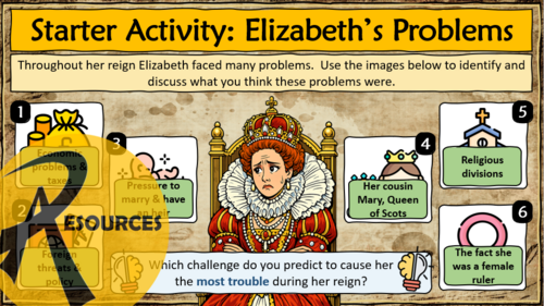 AQA Elizabethan England - Problems as Ruler - Marriage & Succession ...