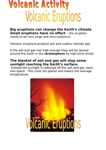 Climate Change Lesson 4: Natural Causes of Climate Change | Teaching ...
