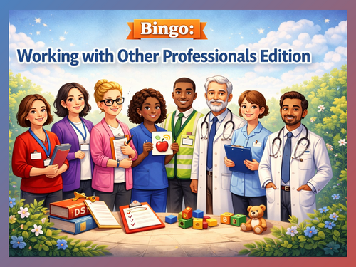 Bingo: Working With Other Professionals Edition