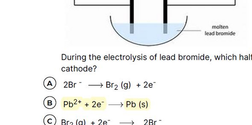Electrolysis Booklet IGCSE Chemistry Edexcel {9-1} | Teaching Resources