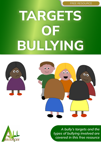 Targets of Bullying (free resource) | Teaching Resources