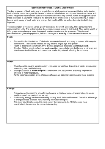 The Challenge of Resource Management