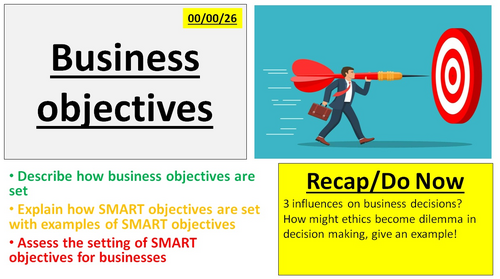 3.1.1 Business objectives - AQA A Level Business (First teaching 2026 ...