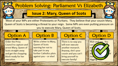 AQA Elizabethan England - Elizabeth's Relations with Parliament - GCSE ...