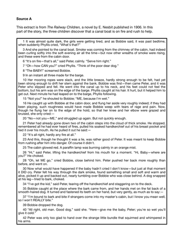 AQA GCSE English Language Paper 1 Practice Paper (2026 Format) – The ...