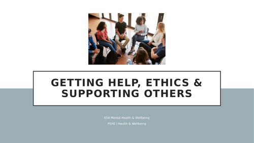 Mental Health and Wellbeing PSHE KS4 | Teaching Resources