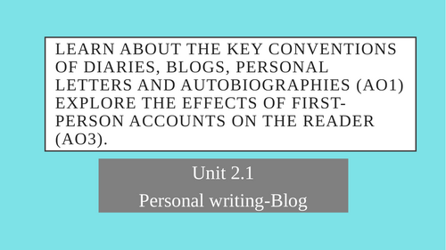 9093 AS Level English Language: Blog Conventions & Digital Media ...