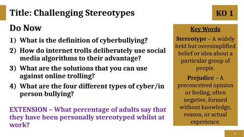 Challenging Stereotypes