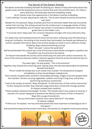 Year 6 SATs Reading Practice – 5 Progressive Comprehension Assessments ...