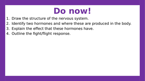 AQA A-level Psychology: Neurons (Lesson 2 of Biopsychology)