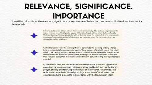 National 5 & Higher RMPS Islam: Complete Course Notes & Knowledge ...