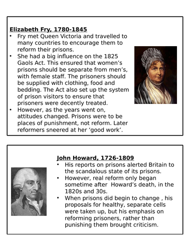 Prison Reform (Crime and Punishment) | Teaching Resources