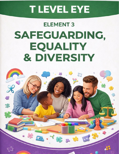 T Level EYE Homework Workbook – Element 3