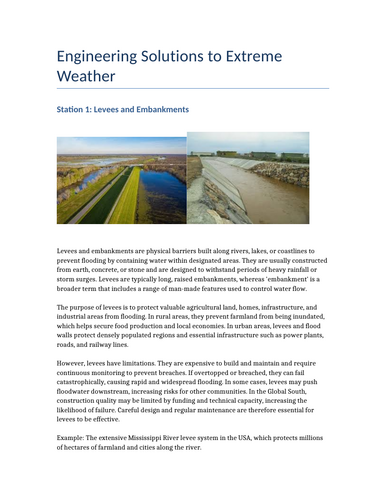 Edexcel IAL Geography- Paper 3- Paper 3: Contested Planet- Atmosphere ...