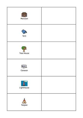 Homes Matching Activity (SEND/EYFS) | Teaching Resources