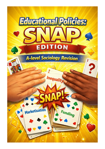 Sociology Revision Game - Education Policies - Snap | Teaching Resources