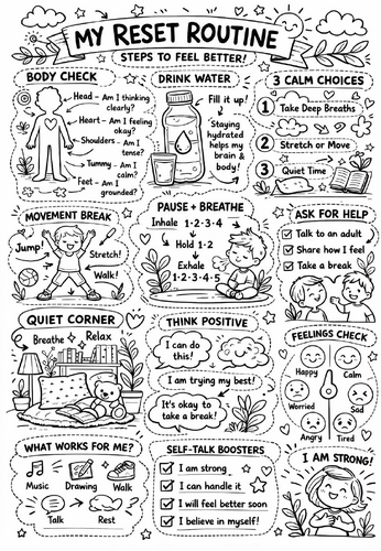 KS2 Regulation Colouring Pack | Calm Strategies & Emotional Wellbeing ...