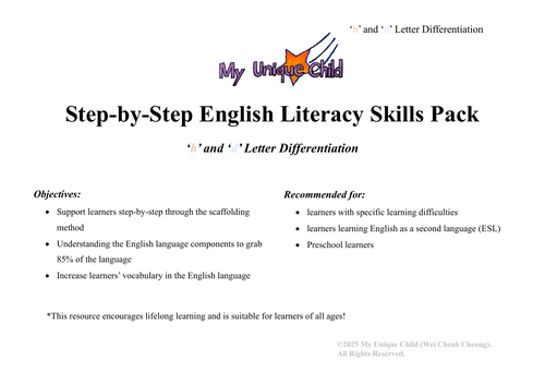 Step-by-Step English Literacy Skills Pack for Diverse learners ...