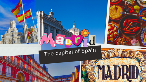 Cities of Spain - 6 colourful slides | Teaching Resources