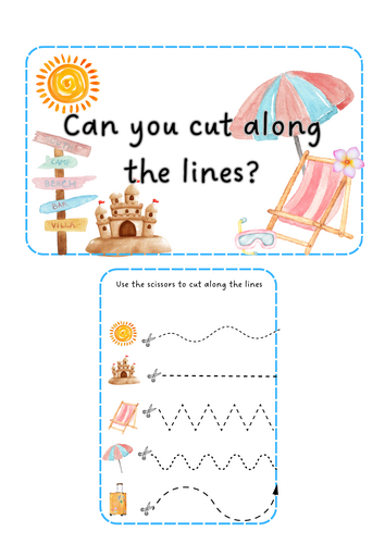 Holidays - scissor skills