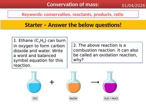 Conservation of mass
