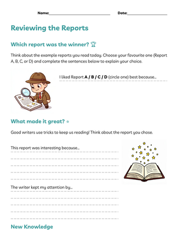 English Unit of work Year 4 - Non-Chronological Report incl slides and ...