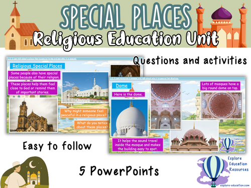 EYFS Which Places are Special and Why? RE Unit - 5 Outstanding Lessons ...