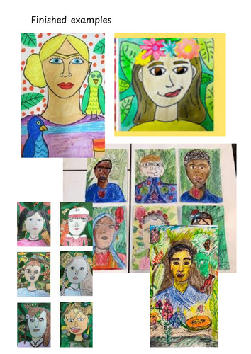 KS2 Frida Kahlo Self Portrait Art Lesson | Teaching Resources