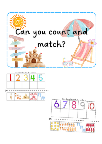 Holidays - Count and match
