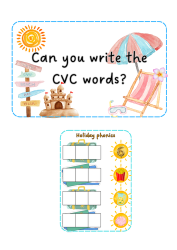 Holidays - CVC words