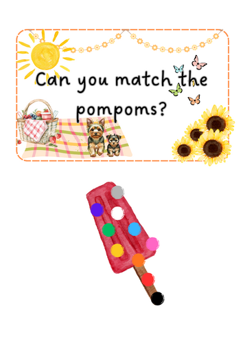 Summer - pompom match
