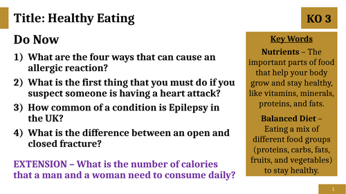 Healthy Eating