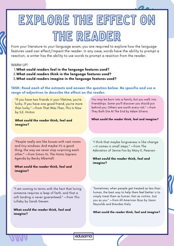 Language Features Booklet | Teaching Resources