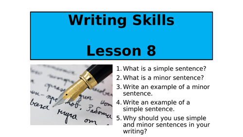 Writing Skills - Compound Sentences