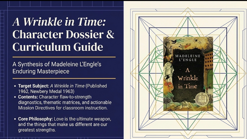 A Wrinkle in Time Year 7–8 English Unit Analysis English Scheme of Work ...