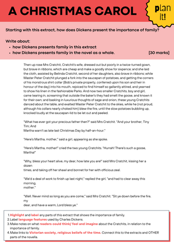 AQA A Christmas Carol Exam Revision Booklet | Teaching Resources