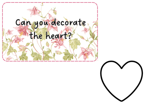 Mother's Day - Decorate heart