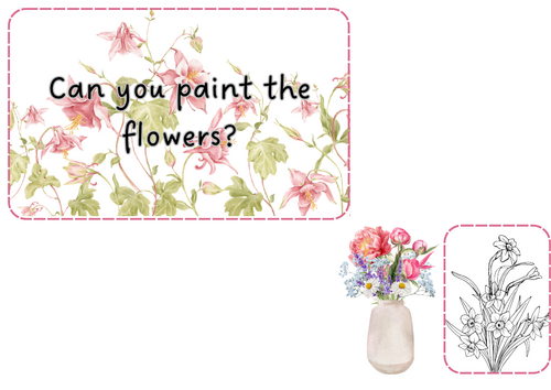 Mother's Day - Painting flowers