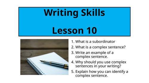 Writing Skills - Full Stops and Commas