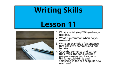 Writing Skills - Exclamation and Question Marks