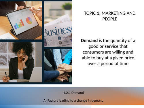 Edexcel A-Level: 1.2 Market