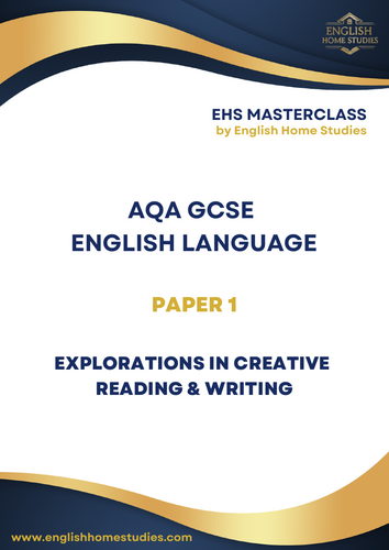 AQA GCSE English Language (Paper 1) Revision Guide | Teaching Resources