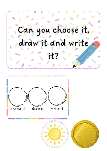 Phonics - Choose it, Draw it, Write it