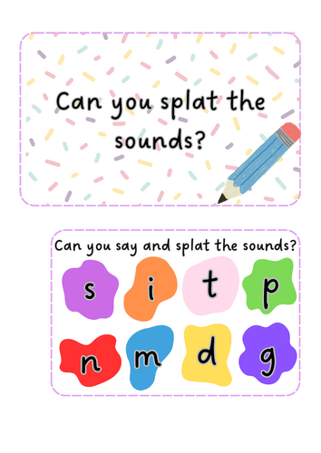 Phonics - Sound splat
