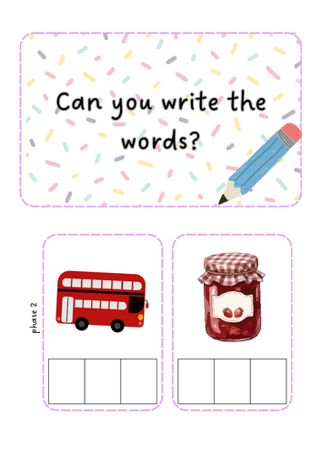 Phonics - Phoneme Frames