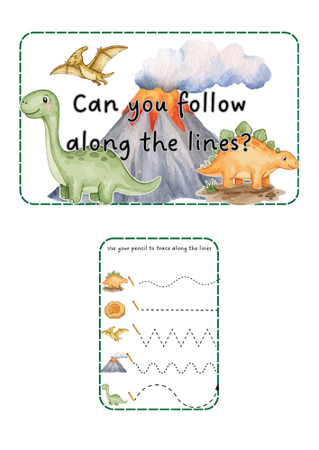 Dinosaurs - pencil control