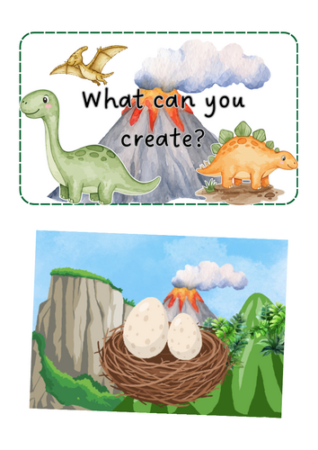 Dinosaurs - Playdough mats
