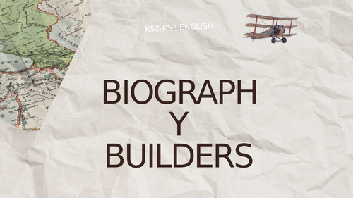 Biography Writing Unit KS2–KS3 | Non-Fiction Writing Scheme (5 Lessons ...